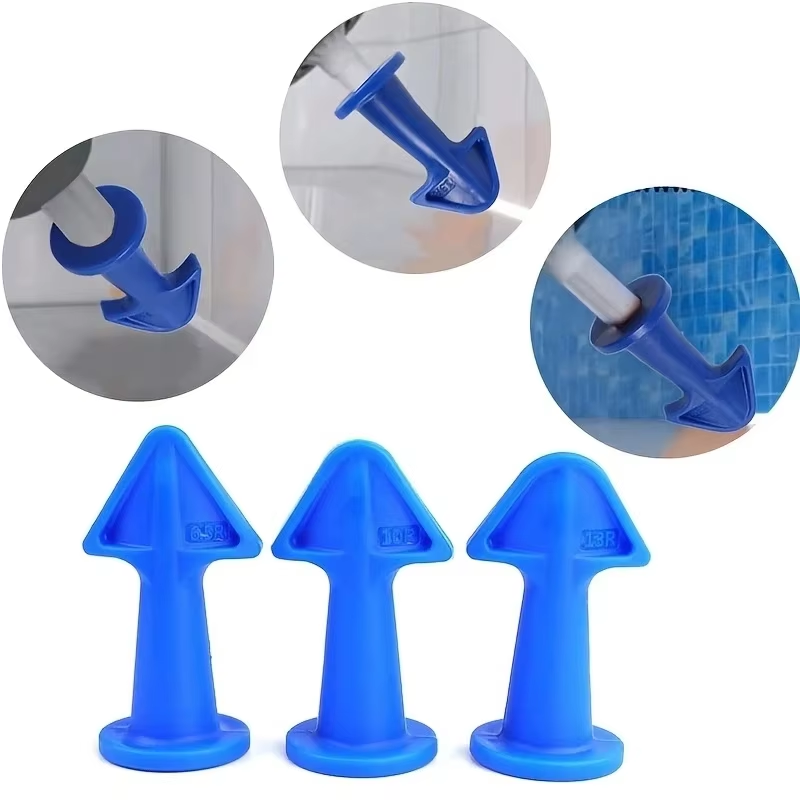 Bathroom Caulk Siliconized - Juego de 3 Herramientas para Calafatear,