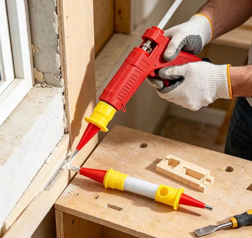 Bathroom Caulk Siliconized - Juego de 22 Boquillas de Acero