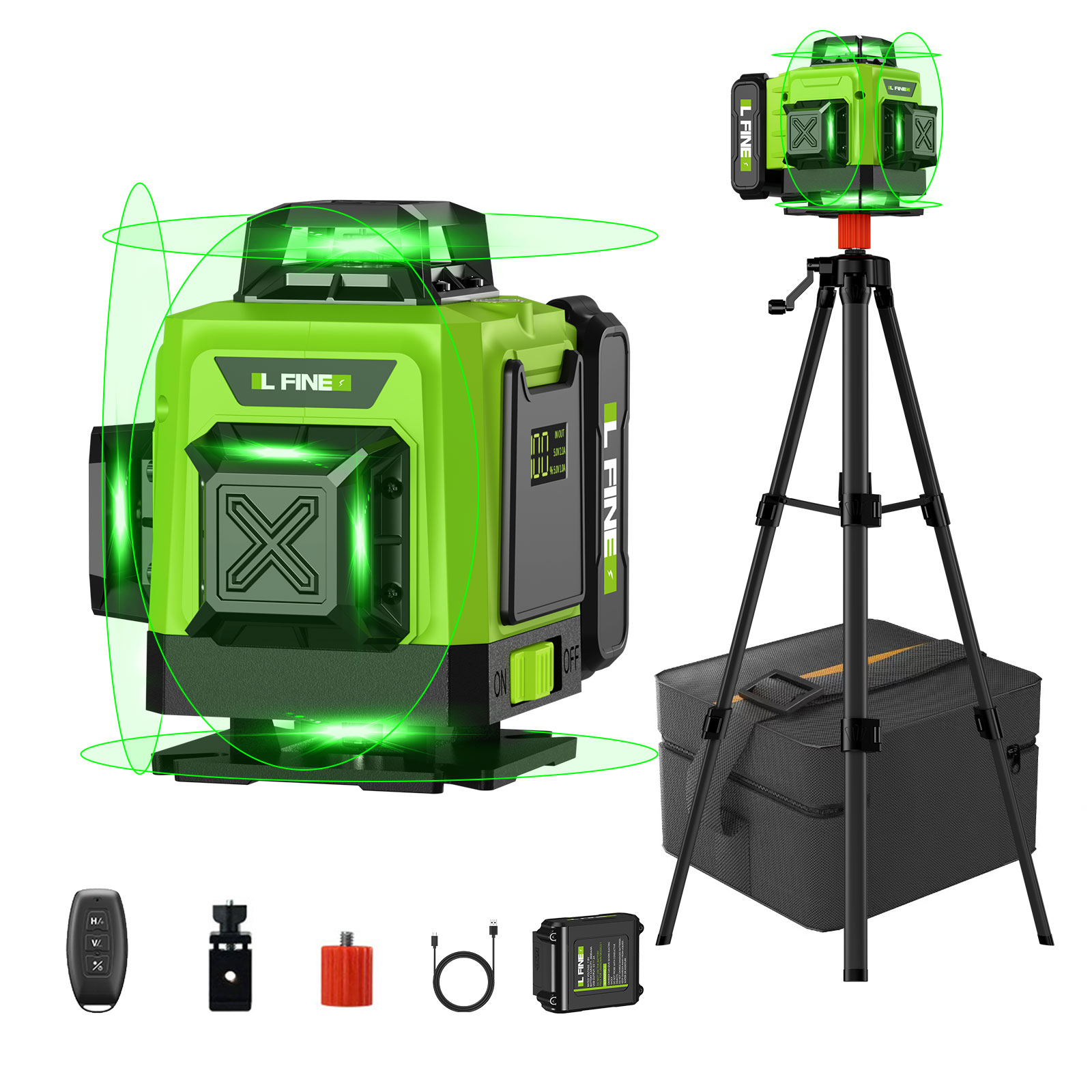 Home Improvement Items - Nivel láser autonivelante Cruz Vertical Horizontal