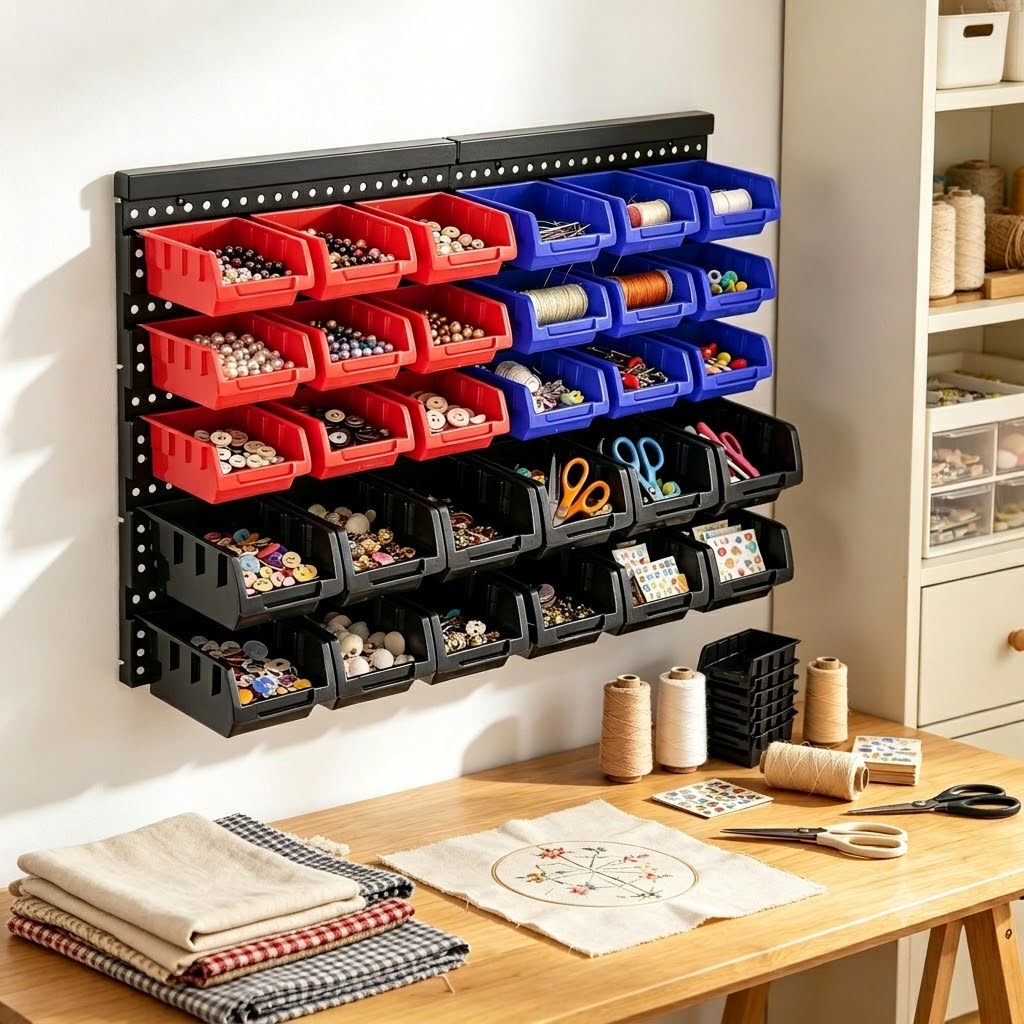 Home Improvement Binford Tools - Organizador de Almacenamiento Montado en Pared