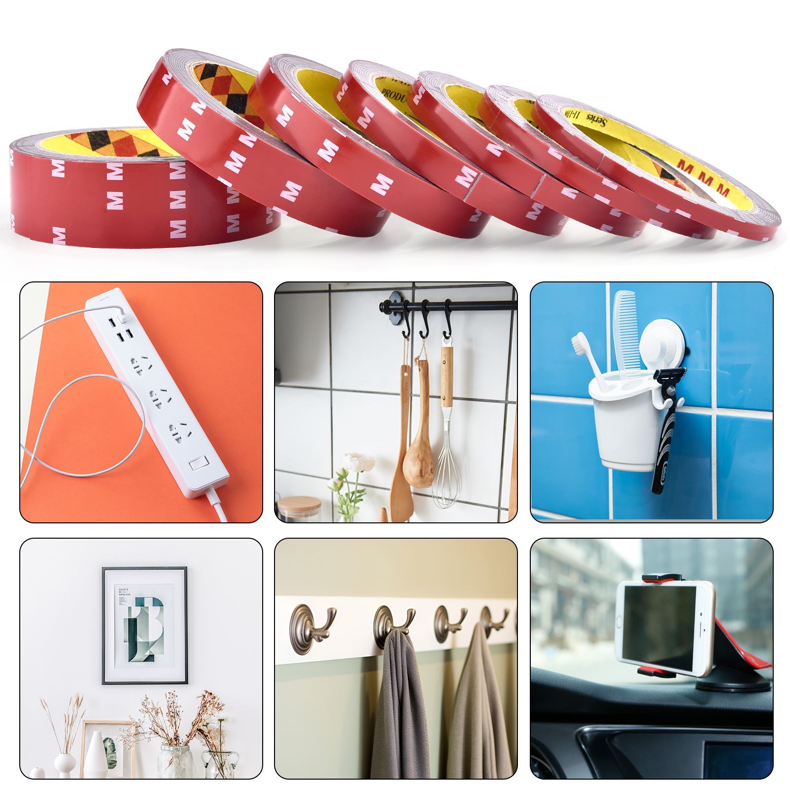 Cinta adhesiva de doble cara s - Home Improvement Items reseña y precio