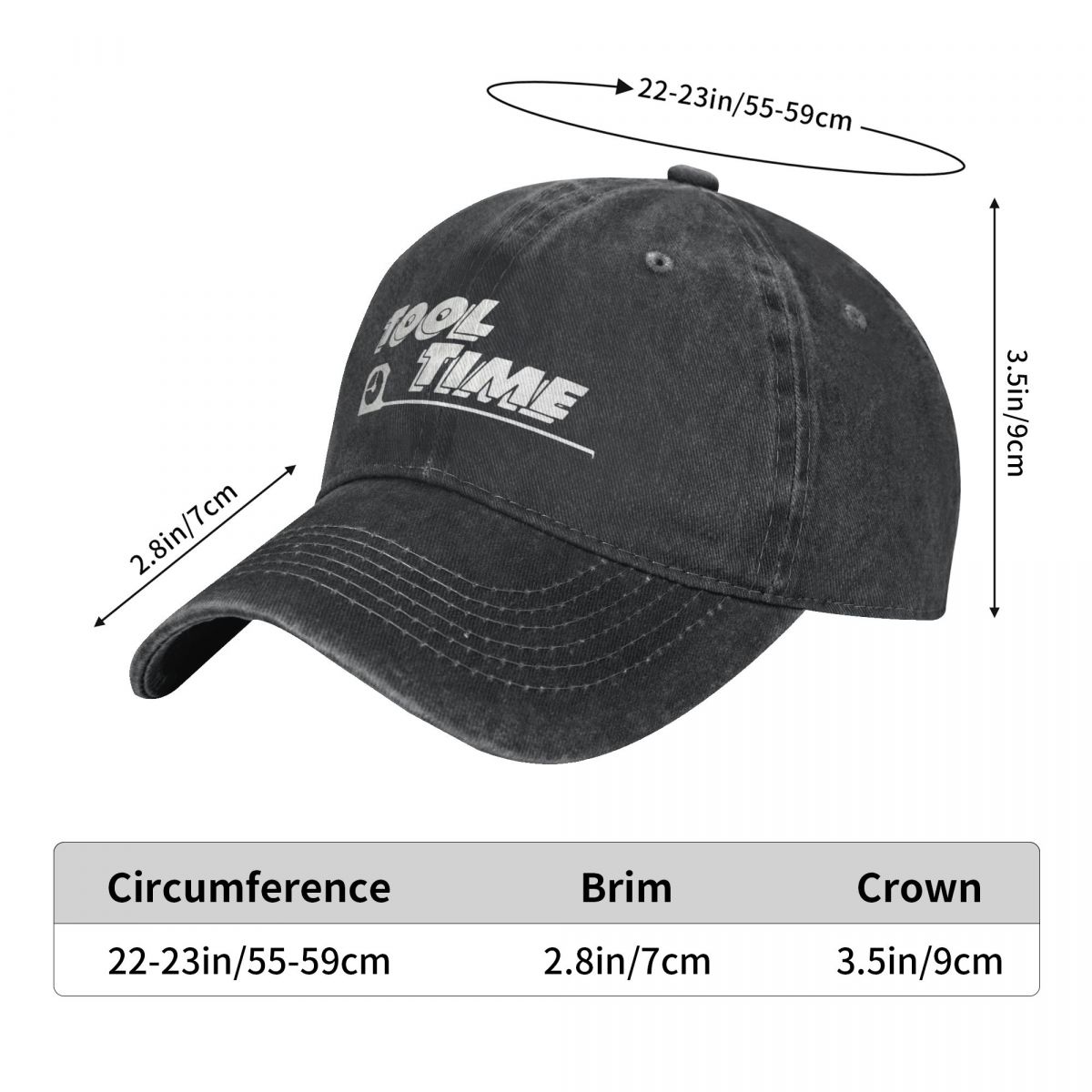 Tool Time-gorra de béisbol clá - Home Improvement Binford Tools reseña y precio