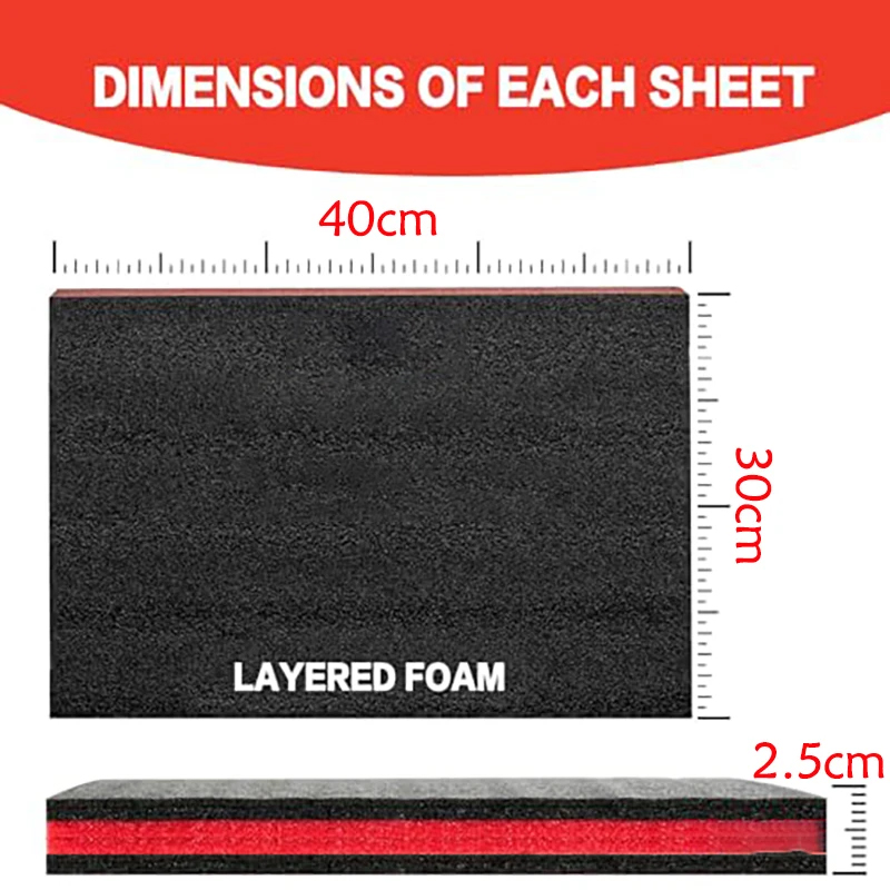 Insertos de Espuma para Organi - Home Improvement Binford Tools reseña y precio