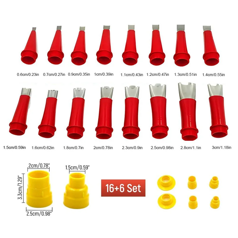 Juego de 22 Boquillas de Acero - Bathroom Caulk Siliconized reseña y precio